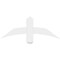 Ekena Millwork Bellingham Architectural Grade PVC Gable Bracket, 36"W x 13 1/2"H x 2"D x 4"F, 9/12 Pitch GBP036X14X0204BEL00 - alternate 2